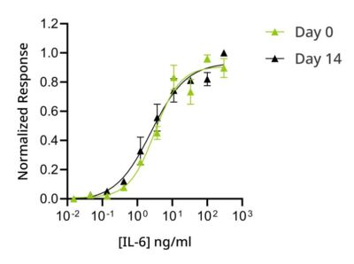 IL-6 day 14 bioactivity